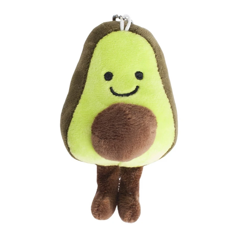 Брелок с авокадо фрукты мягкая плюшевая игрушка заполненная кукла брелок