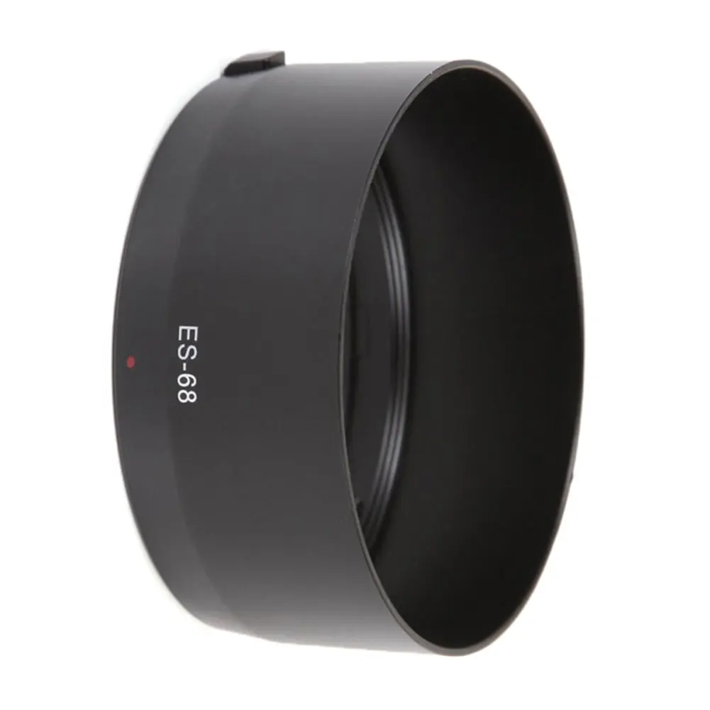 

ES-68 ES 68 ES68 Lens Hood Reversible Camera Lente Accessories For Canon EF 50mm F/1.8 STM Plastic Lens Hood Lens Sun Shade