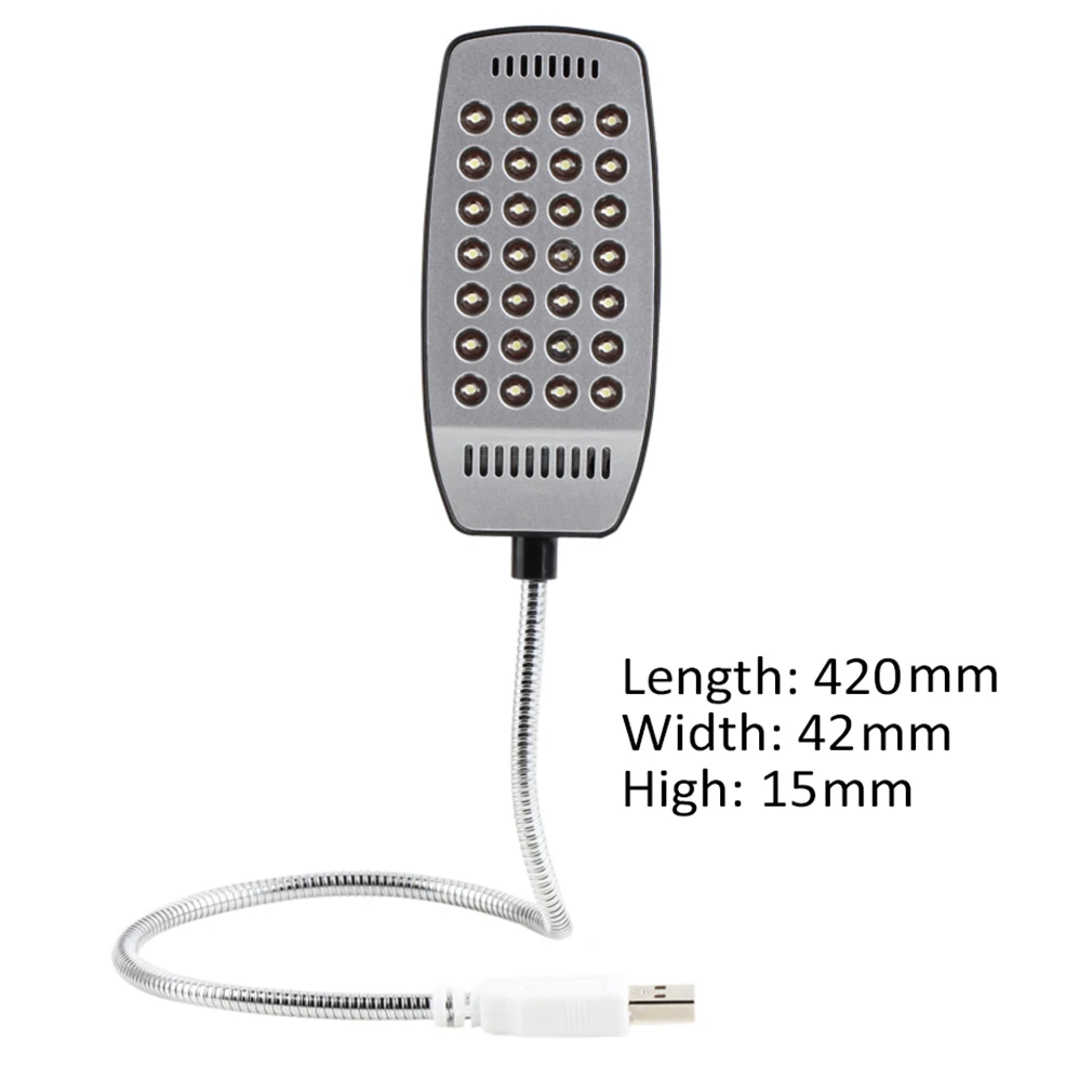

1pc Bright 28 LED USB Mini Light Flexible Computer Lamp Laptop PC Desk Reading USB LED Lamp