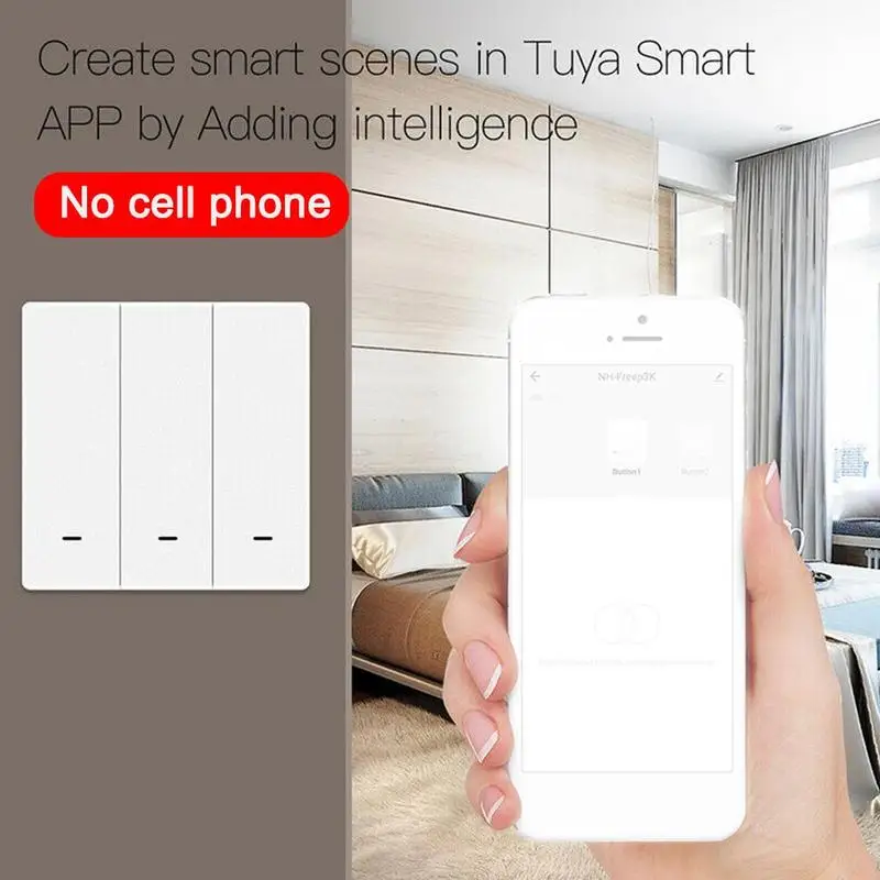 

Wireless Switch Smart Light Switch App Control Wireless Wall Switch Automation Scenario For Tuya Devices Modules