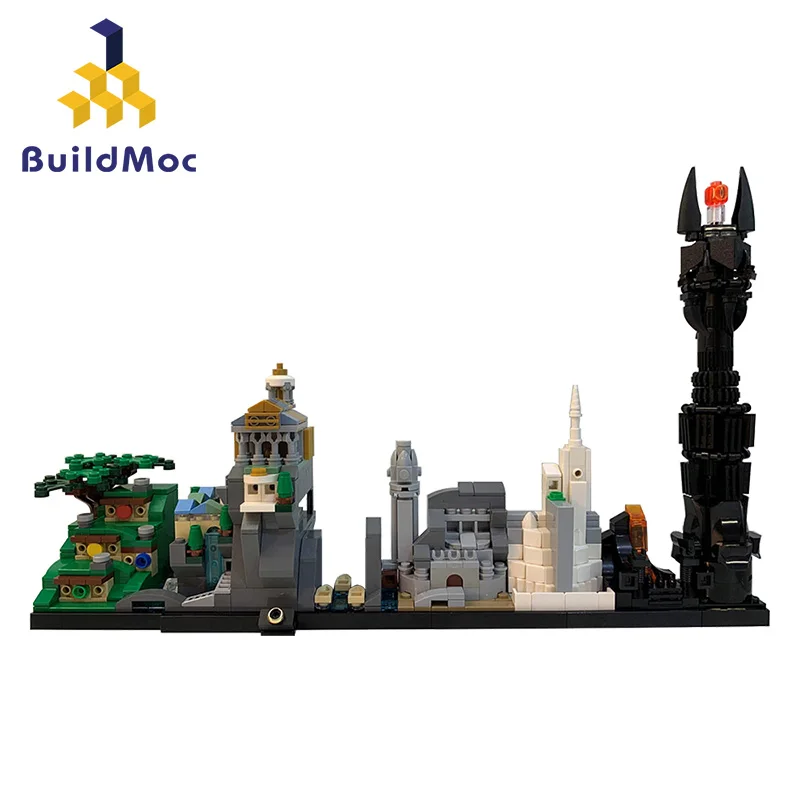

City Street View Old Club Model Back to the Better Future Skyline Architecture Breaking Bad Buildings Blocks Toy Child Kids Gift
