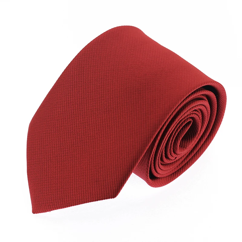 

Red 8CM Mens Ties New Man Fashion Neckties Corbatas Gravata Jacquard Slim Tie Business Tie For Men