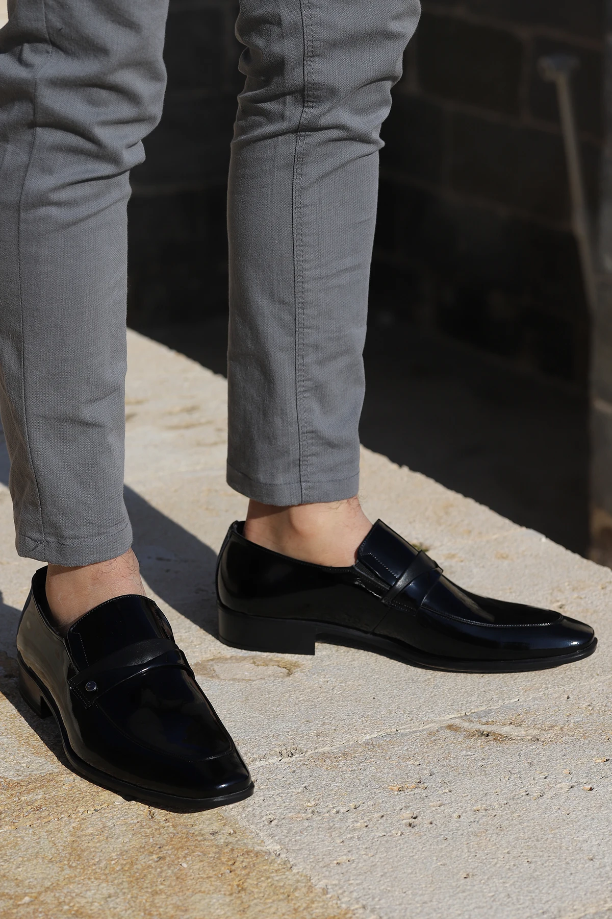 Ayakland P507 Japanned Leather 100 Classic Men 'S Shoes | Обувь