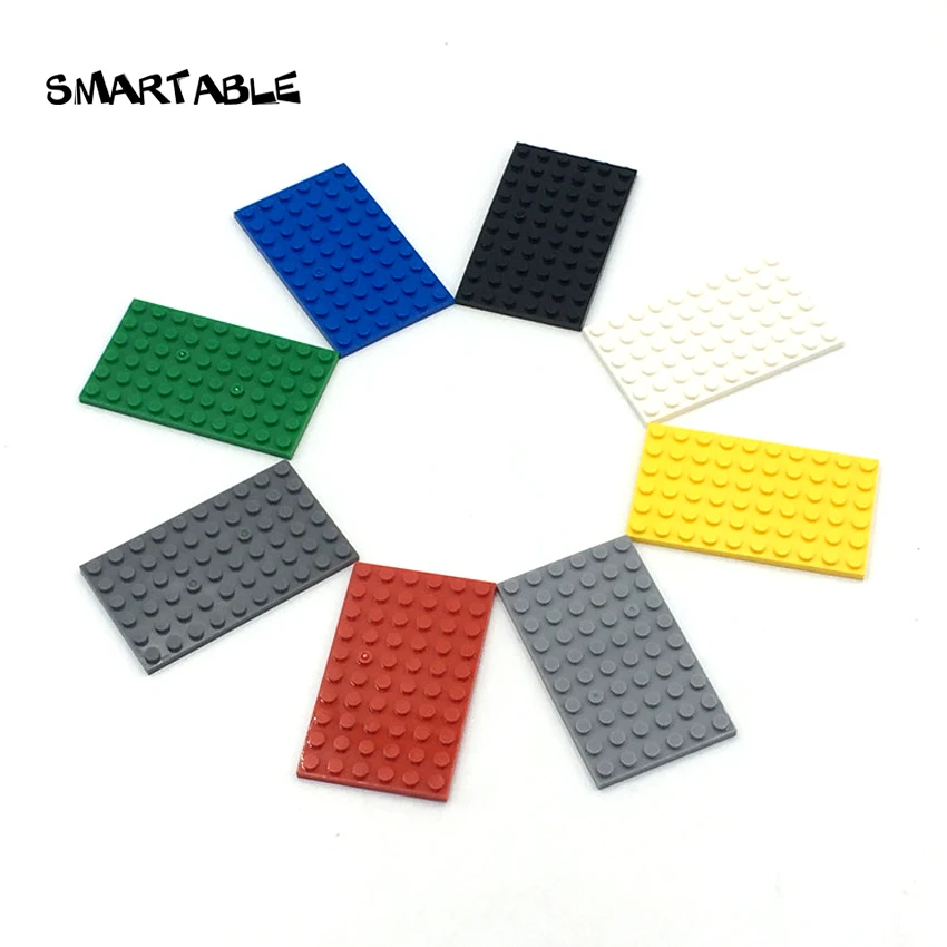Базовая пластина Smartable 6X10 строительные блоки MOC детали кирпичи сделай сам