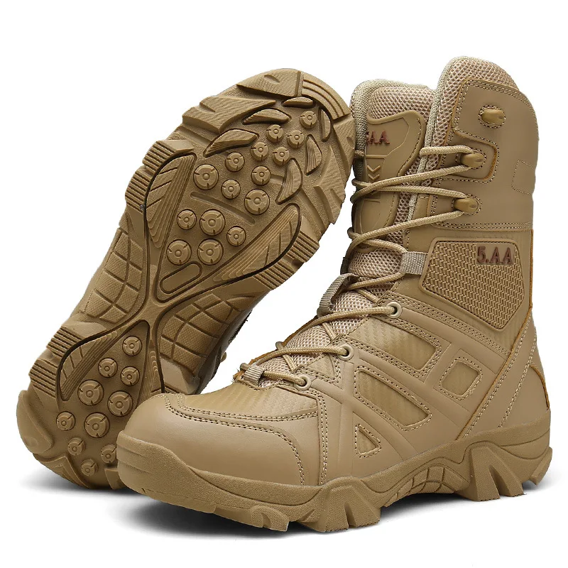 

Hiking Camping Mens Sneakers Ankle Hiking Shoes Men Non-slip Mangal Combat Military Tactical Boots Outdoors Boots Winter Boots