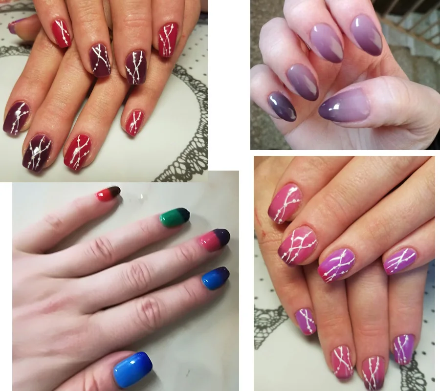 Beateal Гель лак для ногтей с изменением температуры УФ меняющий цвет при