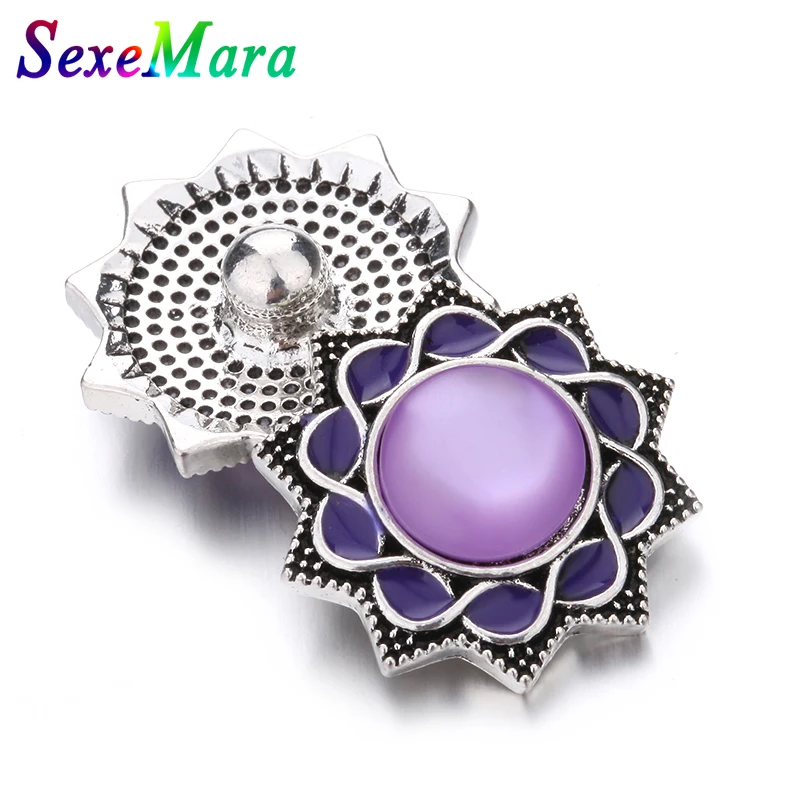 6 шт./лот новинка 18 мм ювелирное изделие цветок из горного хрусталя металлические