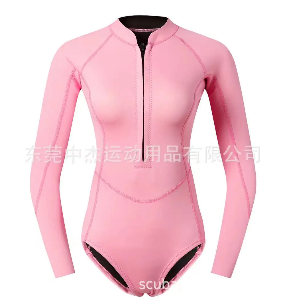 Неопреновый гидрокостюм для женщин хороший купальный костюм с длинным рукавом и