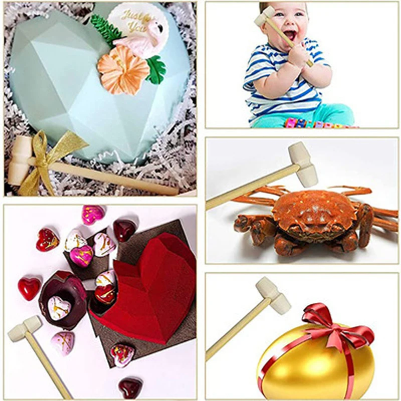 

Diamond heart-shaped silicone cake mold chocolate mold resin silicone mold hemispherical cake mold Mold set