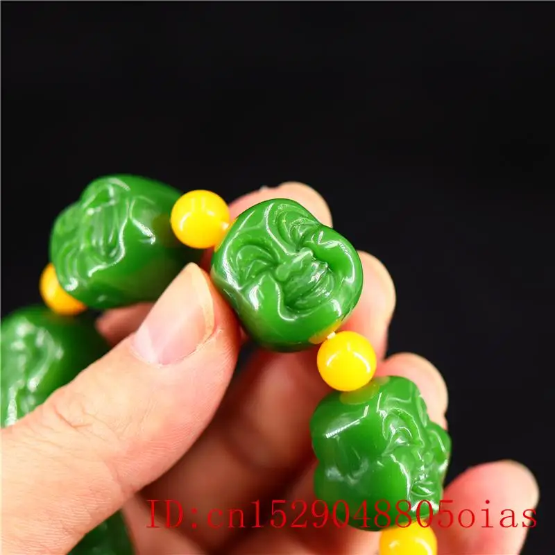 Jade mMaitreya браслет очаровательные ювелирные изделия Модные подарки Jadeite