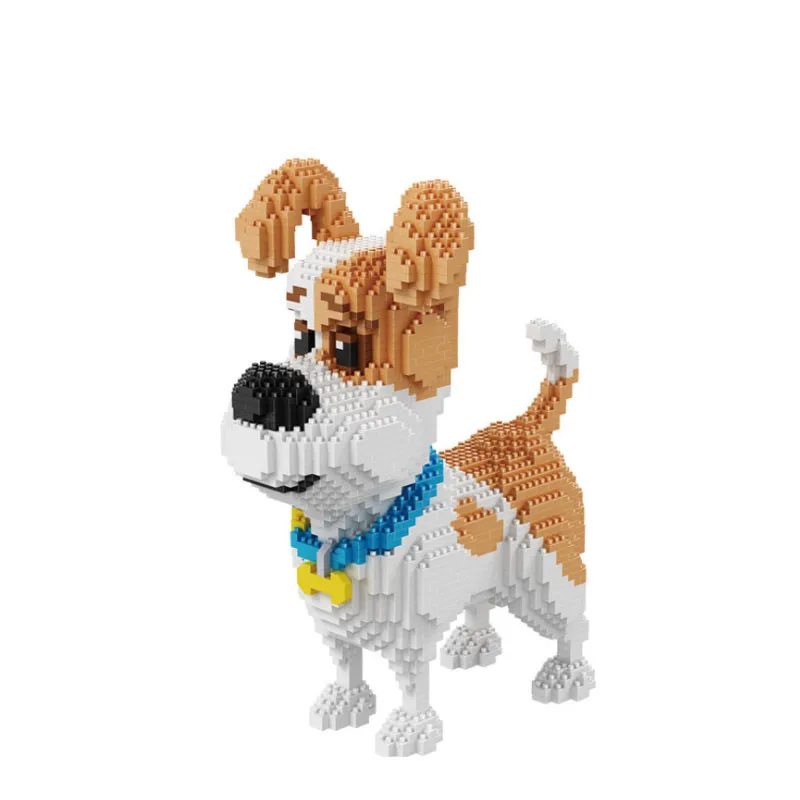 

2100pcs 16014 Hot Cartoon Dog Mini Husky Model Assembly Block Building Brick Toys for Children Gifts Dog Pets Diamond Blocks
