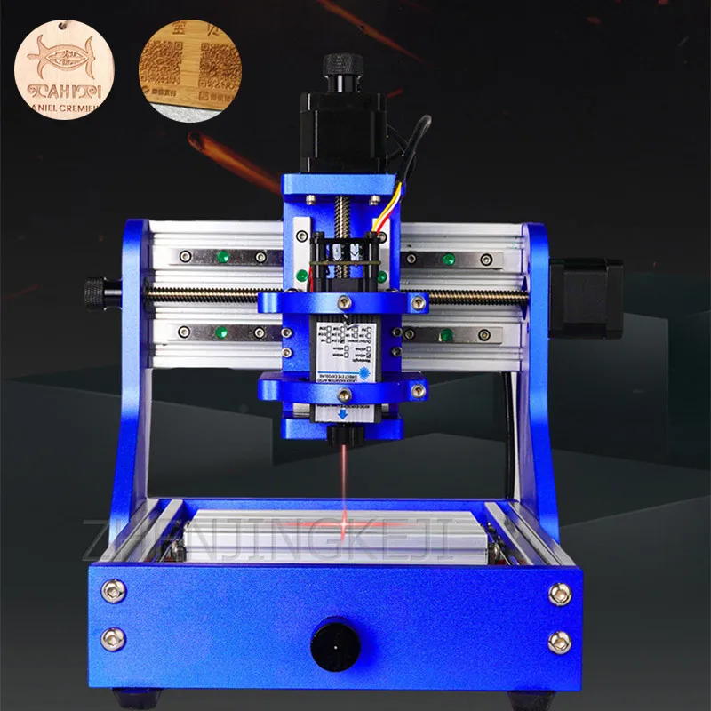 

Небольшой настольный ЧПУ гравировальный станок полностью автоматическая многофункциональная Деревообработка DIY Графика шрифт лазерная м...