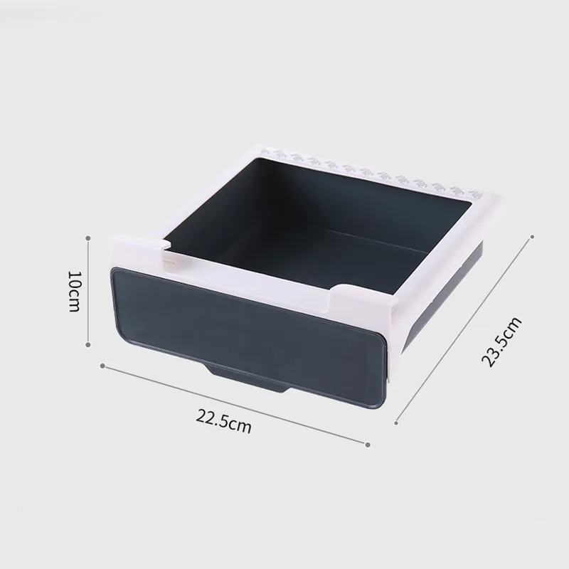 

Self Stick Tray Desk Table Storage Drawer Organizer Box Under Desk Drawer Hidden Storage Box Makeup Organizer Self Adhesive Tray