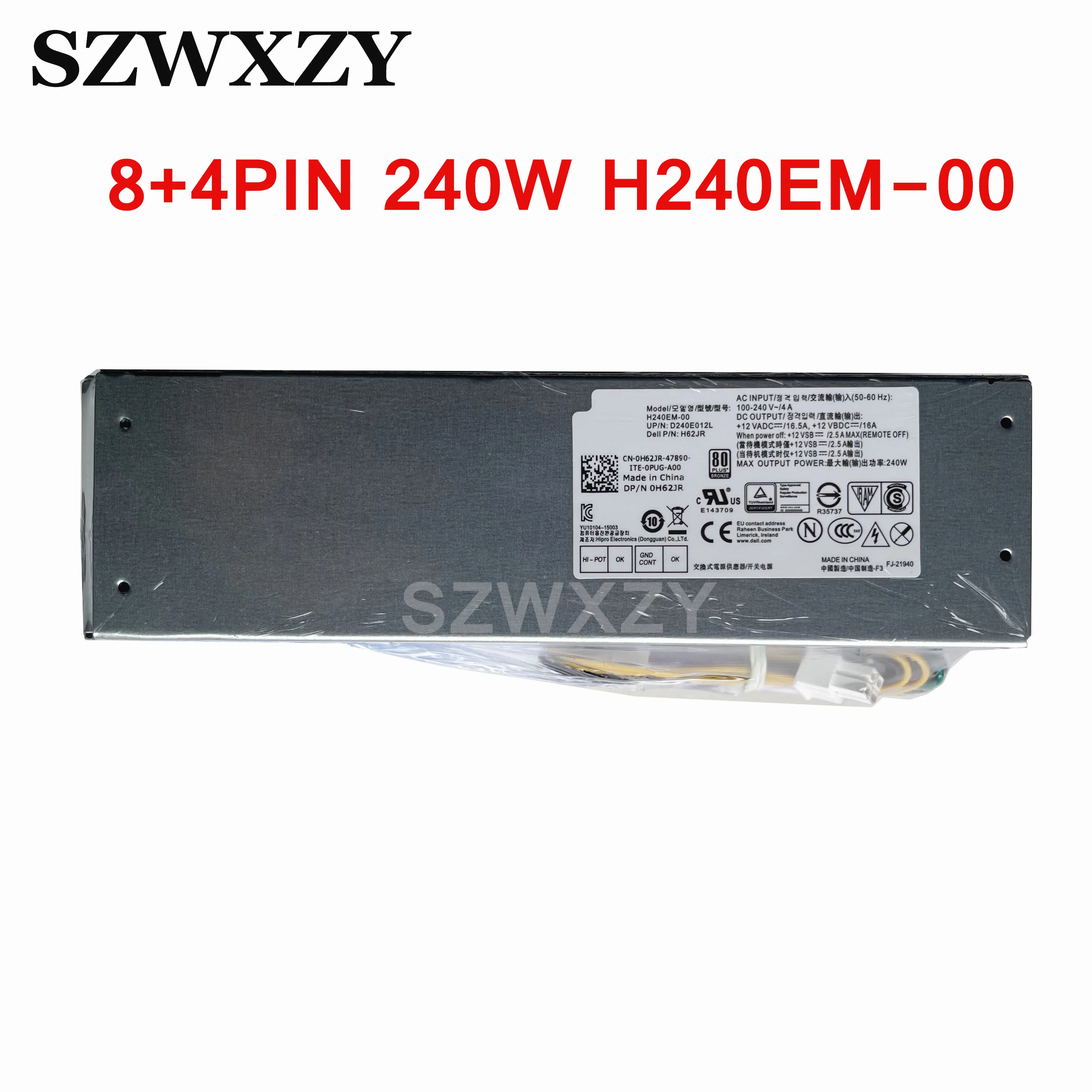 Новый оригинальный H62JR 0H62JR H240EM-00 L240AM-00 B240NM-00 для Dell Optiplex 3040 5040 7040 с