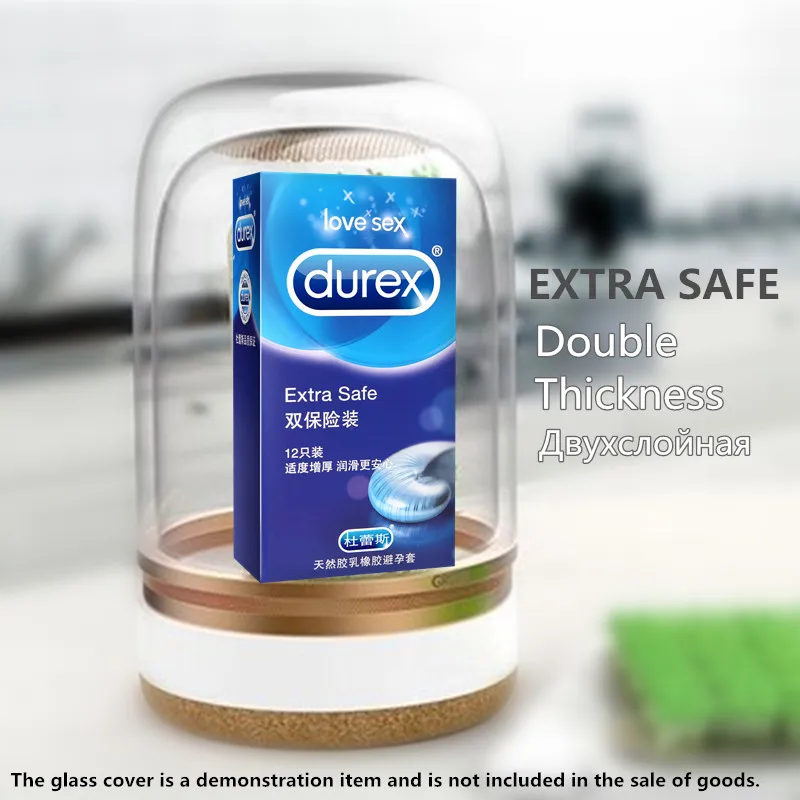 Durex Презерватив Экстра безопаснее из натурального латекса утепленные