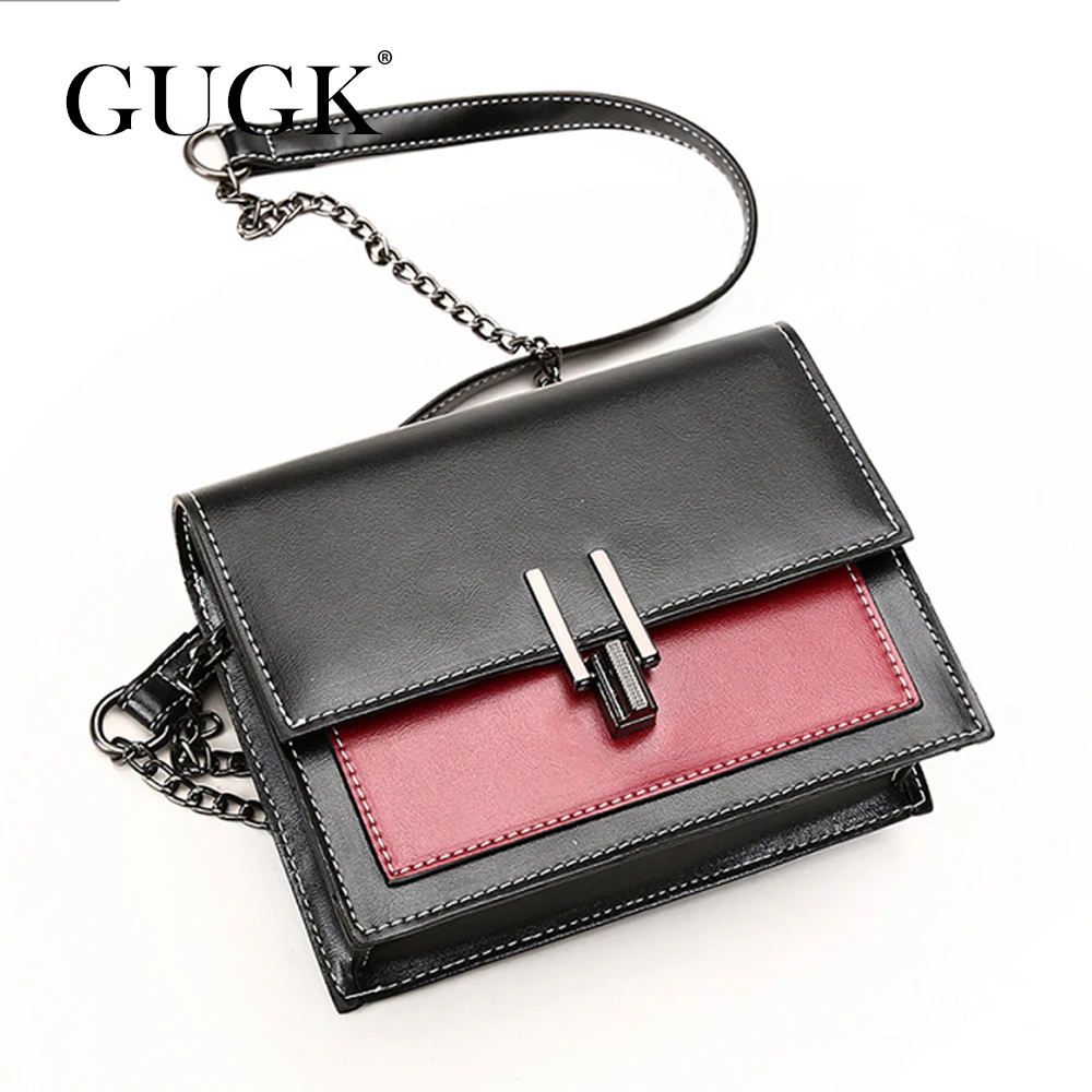 Женская сумка на плечо с металлической цепочкой | Багаж и сумки