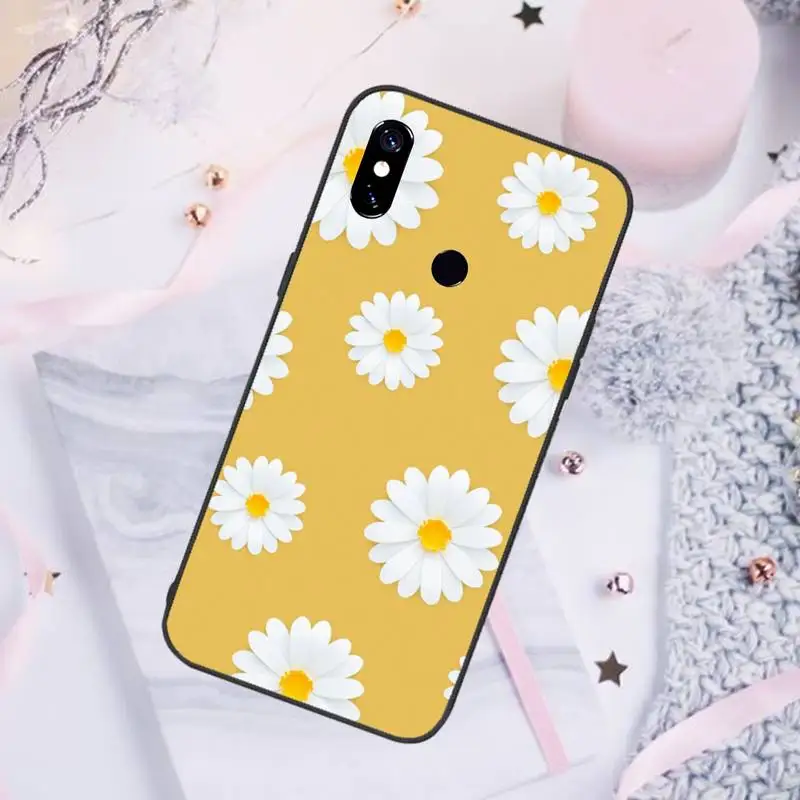 

daisy flower Phone Case For Xiaomi Redmi 7 8 9t a3Pro 9se k20 mi8 max3 lite 9 note 9s 10 pro