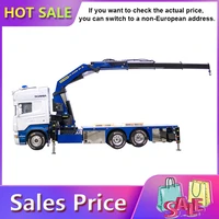 114 truck mounted crane remote control hydraulic heavy truck crane model construction machinery kit version tamiya car model