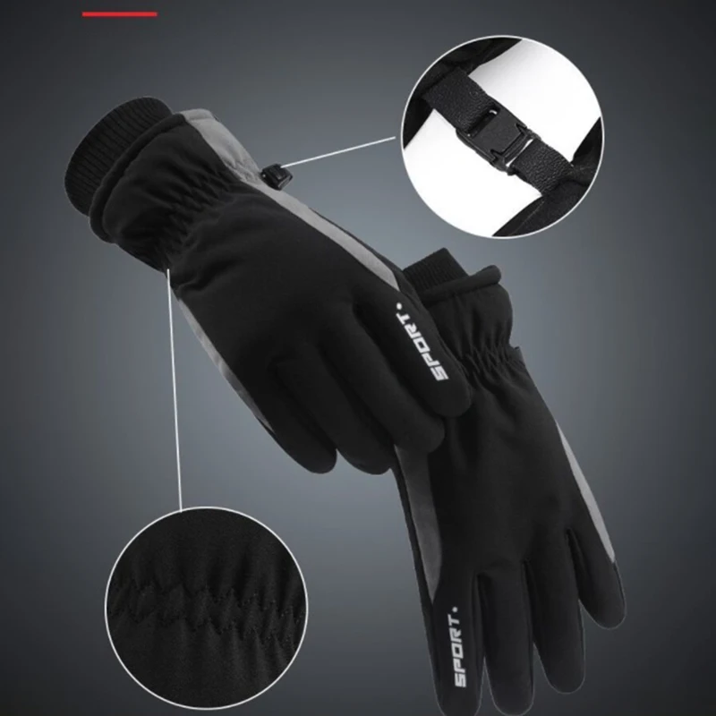 

1pair Waterproof Winter Warm Gloves Snow Ski Glove Snowboard Motorcycle