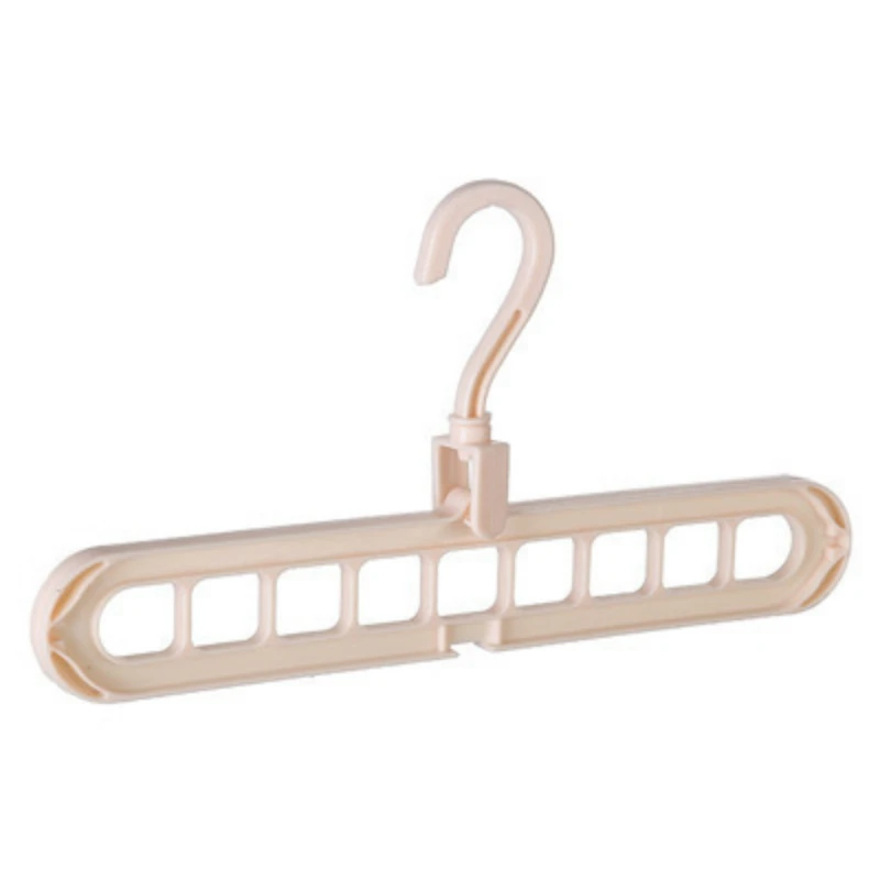 

9-hole Space Saving Clothes Rack Coat Hangers For Clothes Multi-function Folding Closet Organizer For Clothes Drying Racks