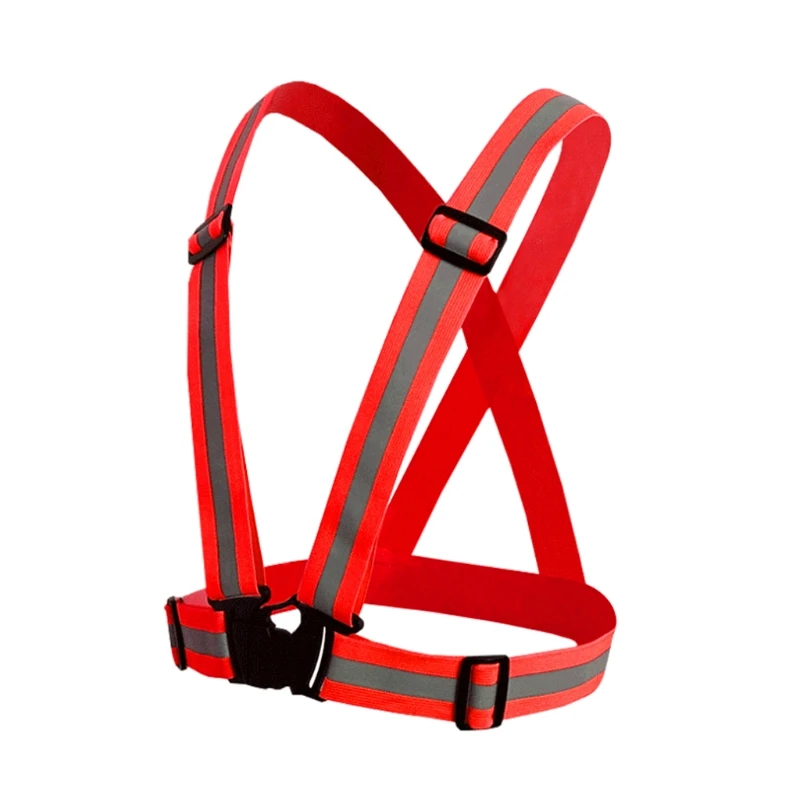 

High Visibility Neon Reflective Belt Safety Vest Fit For Running Cycling Sports 1XCF
