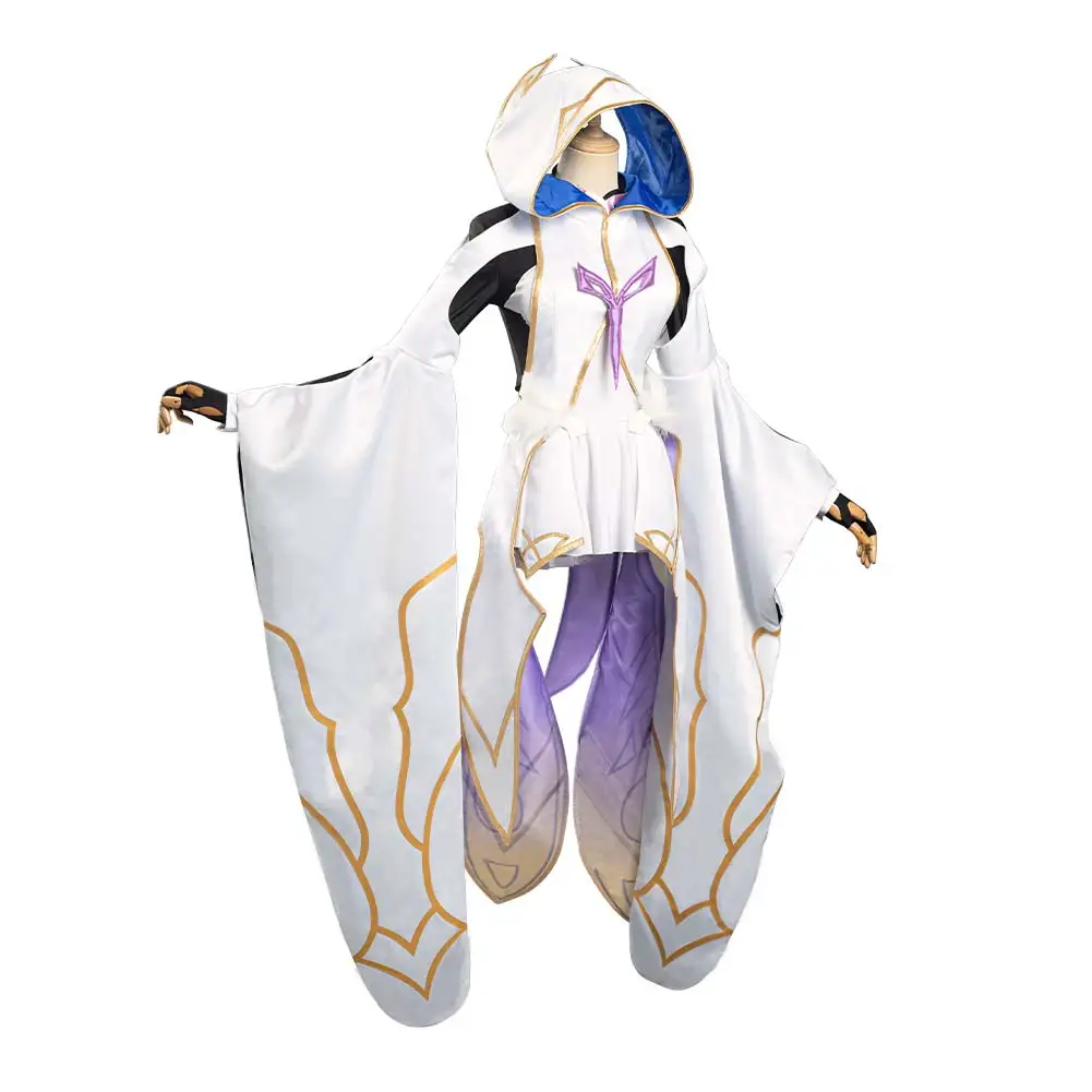 Аниме Fate/Grand Order FGO Косплей Костюм Мерлина женская униформа платье наряды Хэллоуин