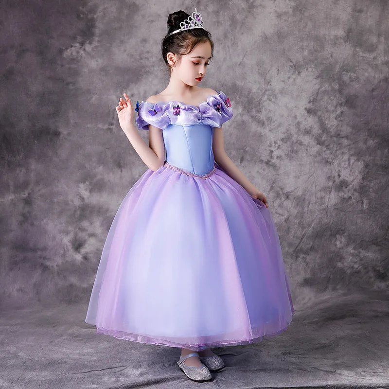

Girls Anime Butterfly Princess Costume Party Dress Kids Carnival Cosplay Fancy Dress Dresses Christmas Halloween Fancy Clothing