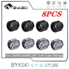 8 шт.лот, шланг предназначенный для 38 ''10x1 3 мм10x16 мм мягкий шланг гибкий ПВХПЭ трубы соединения, AU-FT3-Tn