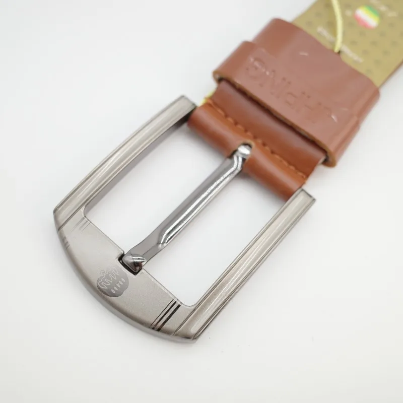 JHPING мужской ремень из натуральной кожи с буквенным принтом и пряжкой воловьей