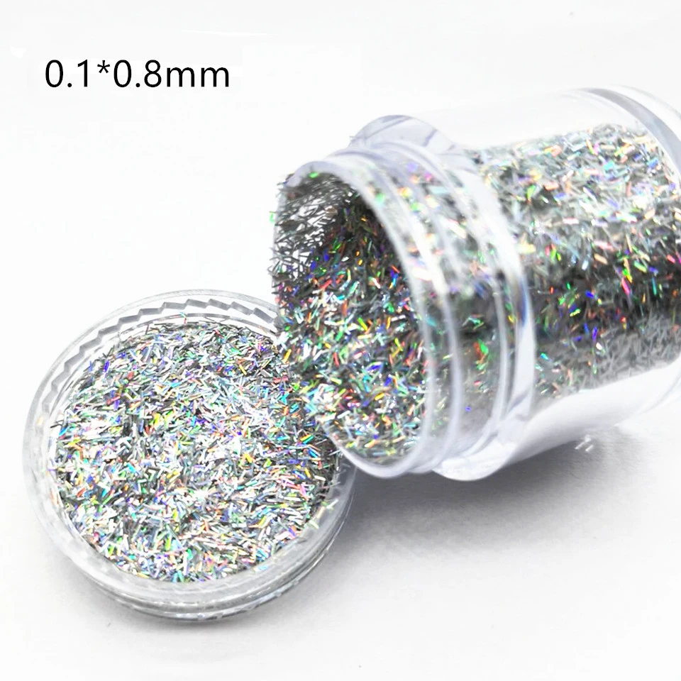 Блестки для творчества украшения ногтей лазерная бумага полимерный наполнитель