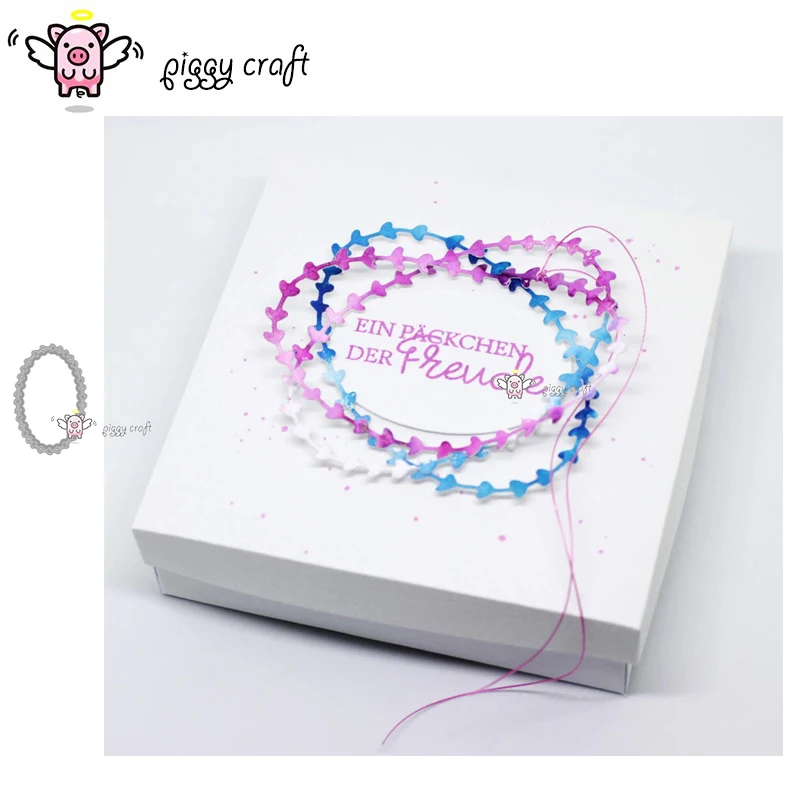 Свинья для рукоделия металлические режущие штампы форма высечки листья овальная