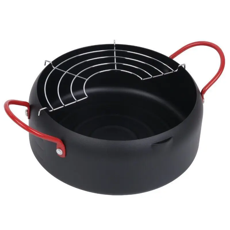 Кухонный горшок 22 см темпура сковорода японский стиль фритюрница питьевые