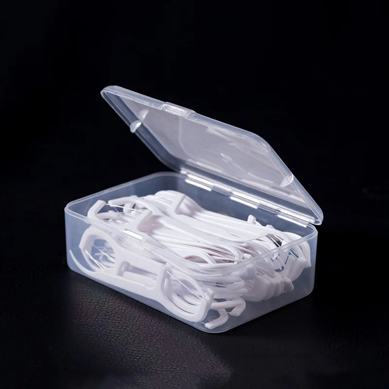 100pcs Dental Floss Flosser Picks Interdental Brush Teeth Toothpicks Stick thread Tooth Clean Oral Care 7.5cm Beauty Tools | Красота и