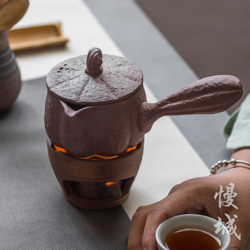 Грубая керамическая печь ручной работы винтажная Античная бытовая техника