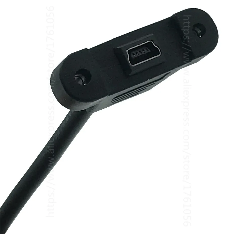 Удлинительный кабель-переходник Mini USB 5-контактный штекер-гнездо с винтами 0 3 м 5 |
