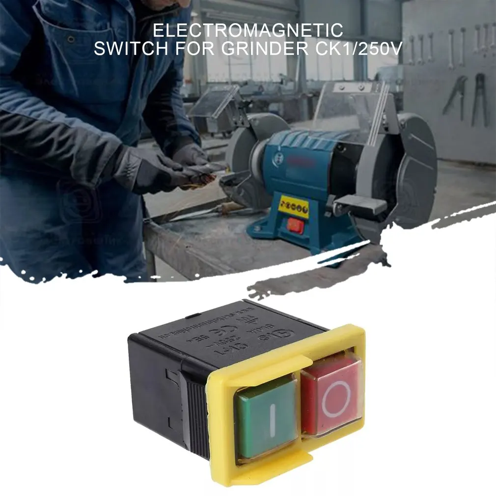 

CK1 Electromagnetic Switch For Grinder Waterproof And Dustproof Switch Anti-corrosionRugged Plastic Switch