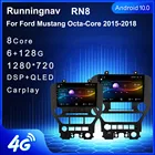 Android 10,1 для Ford Mustang Octa-Core 2015-2018 мультимедийный стерео автомобильный DVD-плеер навигация GPS радио