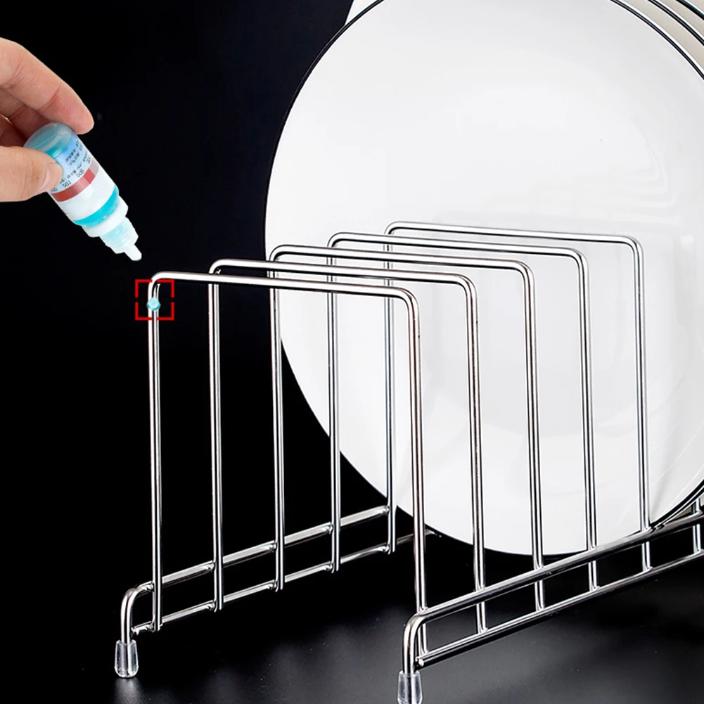 

2pcs Pot Lid Bakeware Stainless Steel Plates Cutting Boards Storage Cooling Retractable Dish Rack Draining Kitchen Organizer Set