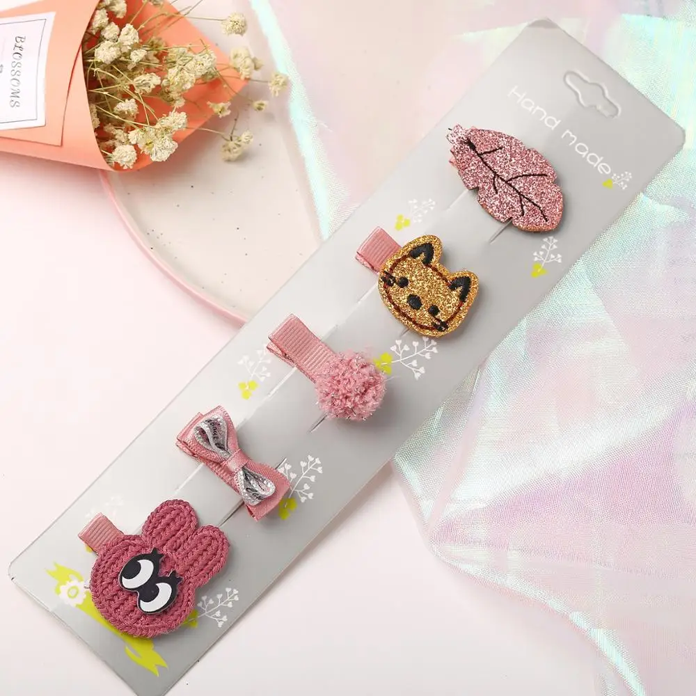 1 набор заколки для волос с рисунком принцессы подарки детские аксессуары