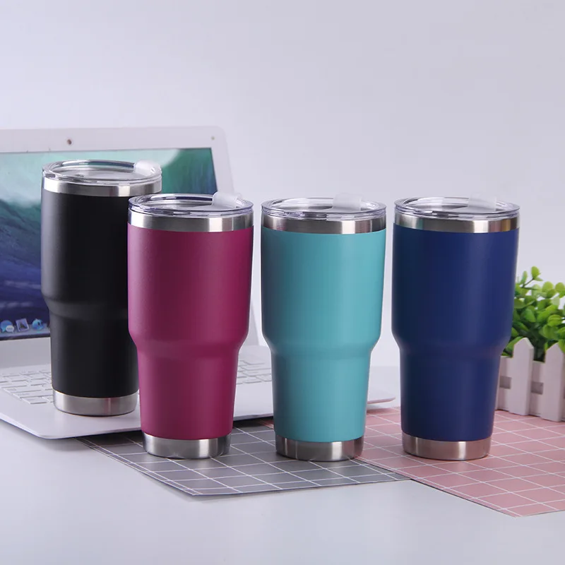 30 унций чашка из нержавеющей стали 304 двухслойная сохранение тепла холодного