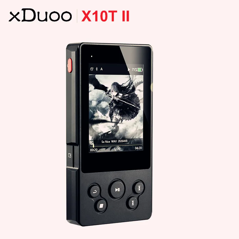 Профессиональный цифровой проигрыватель музыки XDUOO X10T II Bluetooth MP3 плеер DSD256 PCM 384HKz/32