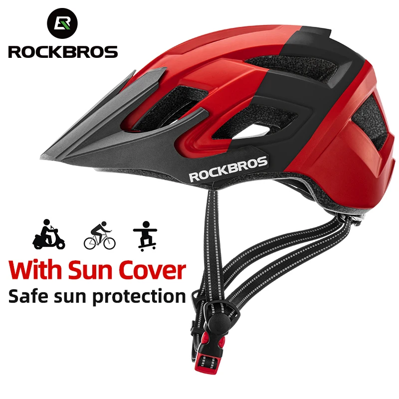 ROCKBROS Safest Bicycle Helmet Breathable Aero Helmet MTB 4