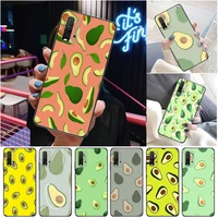 luxury cute cartoon fruit avocado phone case for xiaomi redmi 7 7a note pro 8 8a 9i 9at 9 9t 9a 9c funda back cover cases