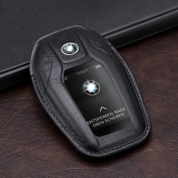 

For BMW 5 7 series leather car LED display key cover G11 G12 G30 G38 X3 G01 X4 G02 X5 F15 G05 X6 F16 car key protective shell