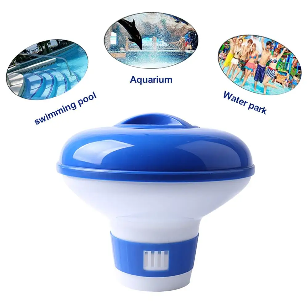 

1 PC Pool Thermometer Automatic Floating Water Pill Impetuous Pool Drug Pool Accessories 5 Inch