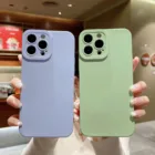 Чехол для Телефона iPhone X XS XR 6 6S 7 8 Plus SE 2020 11 12 13 Mini Pro Max, модный противоударный защитный чехол из жидкого силикона