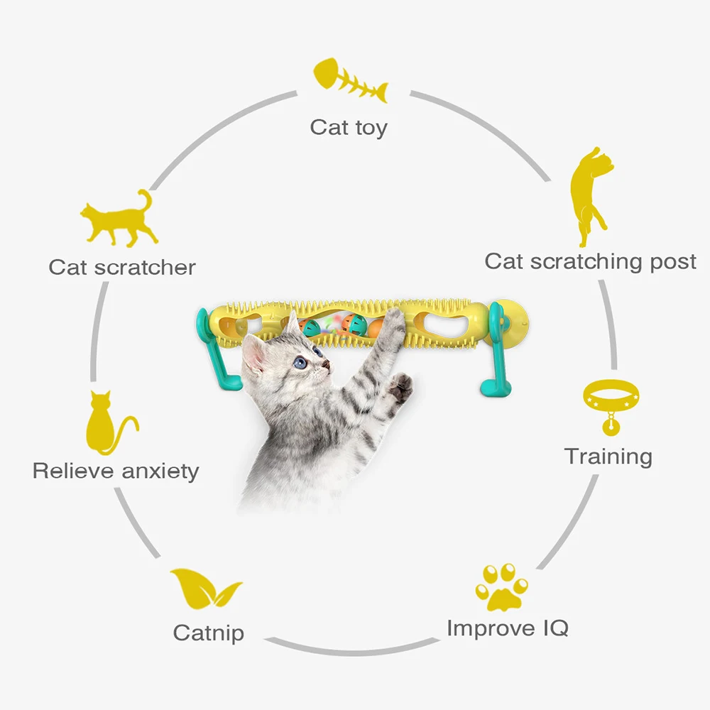 Игрушка для тренировки питомца встроенный светящийся кошачий шар интерактивная
