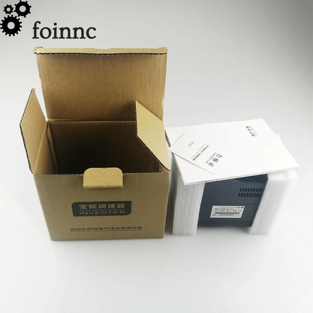 

XILINZC900-2S-0.7G 0.7KW 220V Single-phase inverter input VFD 3 Phase Output Frequency Converter Adjustable Speed 1500W 220V Inv