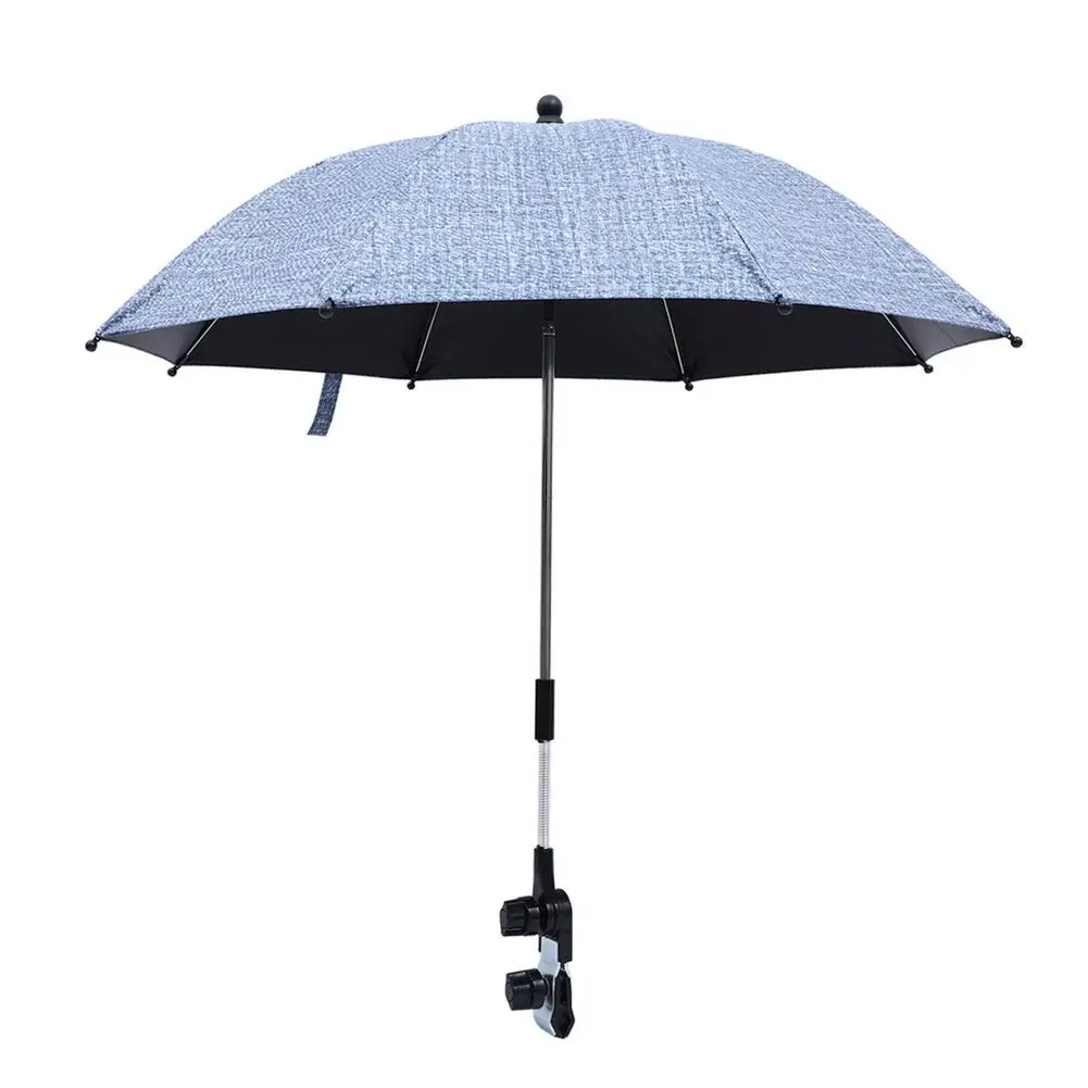 

Детская коляска зонтик 30 дюймов джинсовая синяя корзина 360 градусов Регулируемый уличный зонтик с УФ-защитой