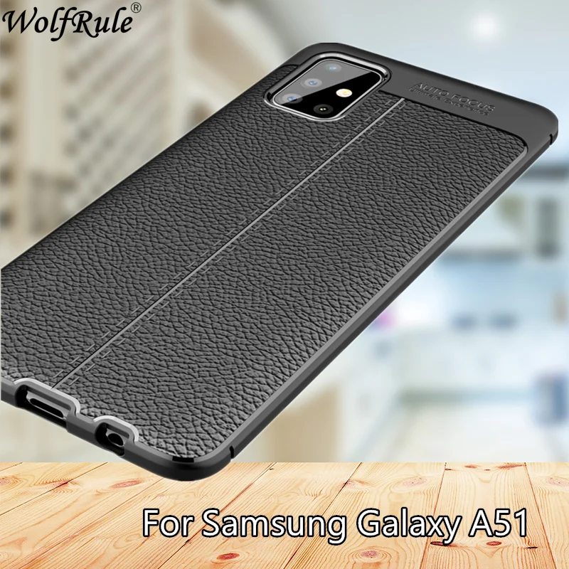 

Чехол wolfrole для Samsung Galaxy A51, Модный стильный силиконовый резиновый бампер, противоударный чехол для Samsung Galaxy A51, чехол